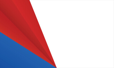 Abstract blue and red 3D presentation background