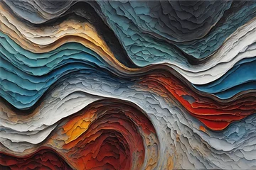 Fotobehang abstract fractal background © 영기 박