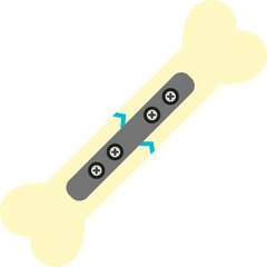 Vector illustration of a bone