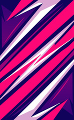 Abstract background with diagonal stripes of pink white and blue.
