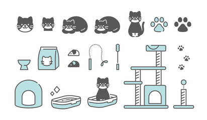 猫と生活アイコン