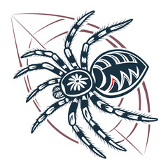 Spider Icon Design Adobe Illustrator Artwork