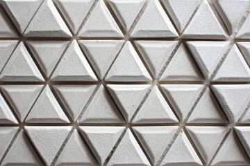 Obraz premium Abstract geometric pattern of repeating triangles.