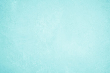 Pastel blue and white concrete stone texture for background in summer wallpaper. Cement and sand wall of tone vintage. Concrete abstract wall of light cyan color, cement texture mint green for design.