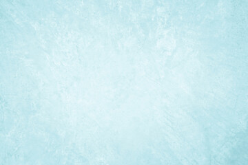 Pastel blue and white concrete stone texture for background in summer wallpaper. Cement and sand wall of tone vintage. Concrete abstract wall of light cyan color, cement texture mint green for design.