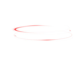 Glowing Red Spiral Light Trail &ndash; Futuristic Swirl, Energy Vortex, Abstract Neon Wave with Sparkling Streaks and Rotating Beams, Transparent PNG for Dynamic Motion or Sci-Fi Background