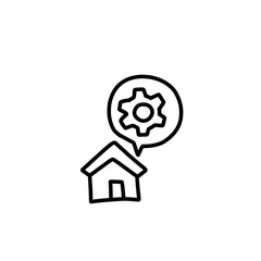 Property Development line icon