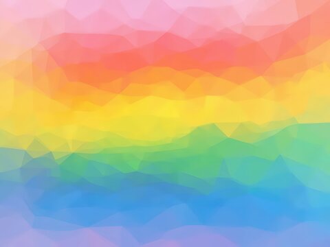 Abstract Rainbow Color Tiles