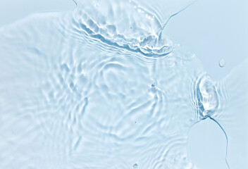 water texture ripple wave clean transparent water drops abstract blue background