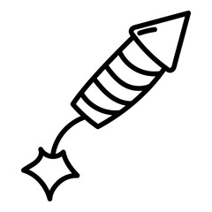 Outline Bithday Element