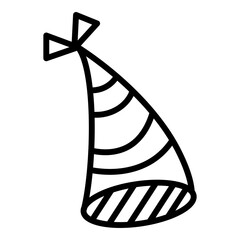 Outline Bithday Element