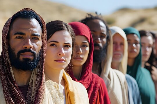 No Jew or Greek, slave or free, male or female; one in Christ. (Galatians 3:28)