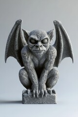 Stone gargoyle statue