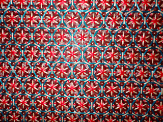 bamboo weave pattern. Woven bamboo wall Thai style pattern nature texture background. Basketry bamboo mat seamless pattern. top view. of Thailand.