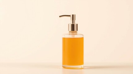 Naklejka premium facial skincare bottle mockup