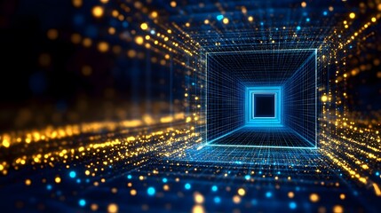 light trails in the city