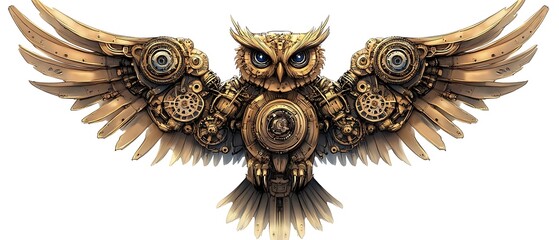 Steampunk Owl.