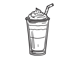 Modern Cold Brew Vector Line Icons