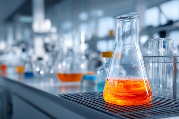 A Detailed Look at Chemical Erlenmeyer Flasks in a Modern Laboratory Setting