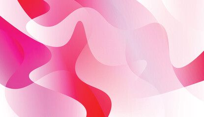 Wavy Background. For Design Flyer, Banner, Landing Page. Vector Illustration with Color Gradient.