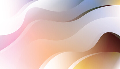 Modern Background With Wave Gradient Shape. For Your Design Wallpapers Presentation. Vector Illustration with Color Gradient.