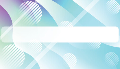 Fototapeta premium Template Background With Wave Geometric Shape, Lines, Circle. For Design, Presentation, Business. Vector Illustration