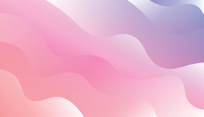 Modern Waves. Futuristic Technology Style Background. Design For Your Header Page, Ad, Poster, Banner. Vector Illustration with Color Gradient.