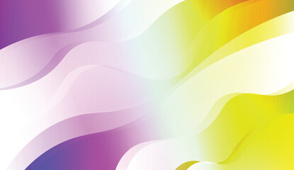 Fototapeta premium Futuristic Color Design Geometric Wave Shape. For Template Cell Phone Backgrounds. Vector Illustration with Color Gradient.