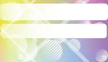Blur Pastel ColorGradient Background with Line, Circle. For Screen Cell Phone. Vector Illustration.