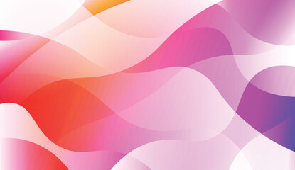 Abstract Shiny Waves. For Your Design Ad, Banner, Cover Page. Vector Illustration with Color Gradient.
