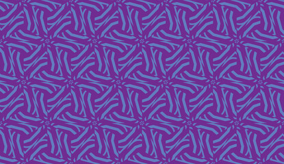 Fototapeta premium Curved line in triangles style. Vector illustration. Decorative design for For interior wallpaper, smart design, fashion print