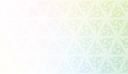 Vector geometric pattern. Triangles curved line. For wallpaper, presentation background, interior design, fashion print. Gradient color