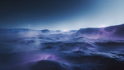 Obraz premium a mystical on a distant planet