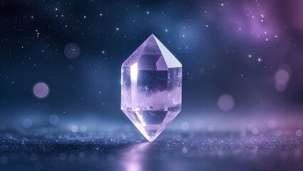 reaching a crystal in a cosmic realm