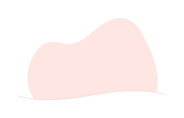 シンプルでおしゃれなピンク色の抽象的な形  - 背景やフレームなどの装飾素材 Blob
