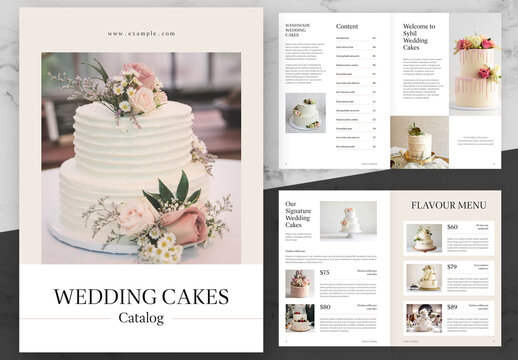 Cream And Black Cake Catalog
