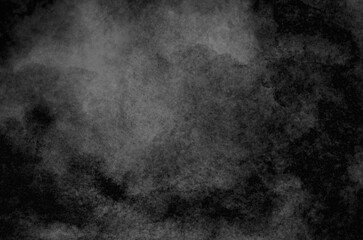 abstract watercolor black grunge background design