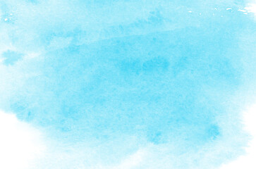 Abstract blue watercolor background texture