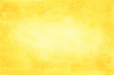 Abstract yellow watercolor background
