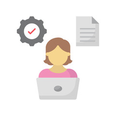 Personal organization Vector icon which can easily modify or edit