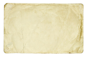 old paper texture on white