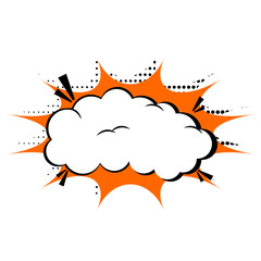 Comic Cloud Explosion