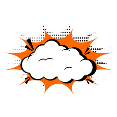 Comic Cloud Explosion