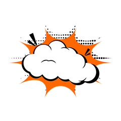 Comic Cloud Explosion