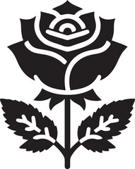 Rose silhouettes vector EPS Design