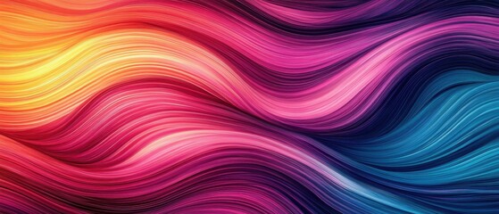 Obraz premium Abstract Flowing Color Waves Background Graphic Design Element Close Up Colorful Swirls Artistic Backdrop Bright Tones