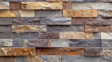 Multicolored stone wall texture. (1)