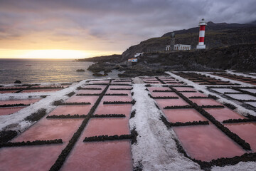 Salinas de Fuencaliente en la palma
