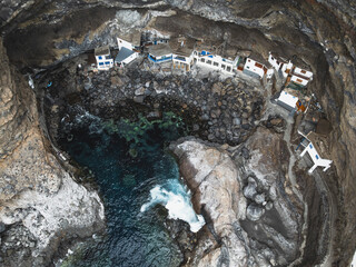 pueblo de Poris de Candelaria en La Palma