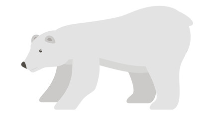 Cute Polar Bear Illustration